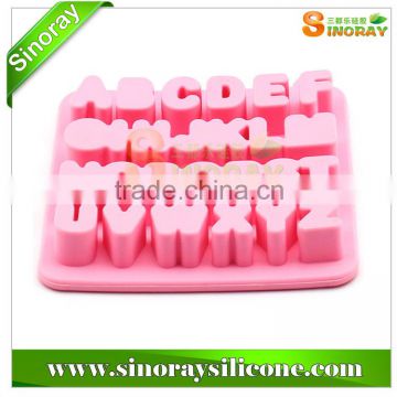 High Quality Alphabet Silicone Ice Cube Tray