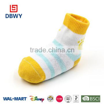 comfortable cute pure cotton stripe socks for baby and children