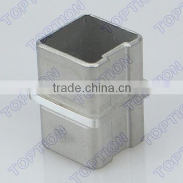 Stainless steel handrail tube connector straight connector square joiner