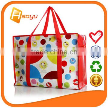 China pp zipper bag for woven tote bag by Alibaba express