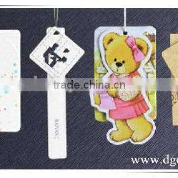 Supply customized high quality a set of paper hang tag