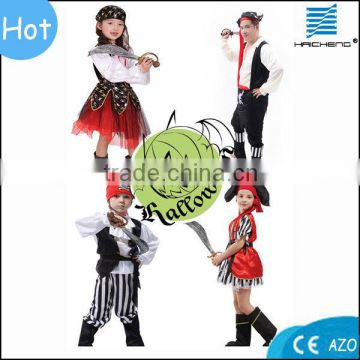 Newest Halloween child Caribbean pirate cosplay costumes