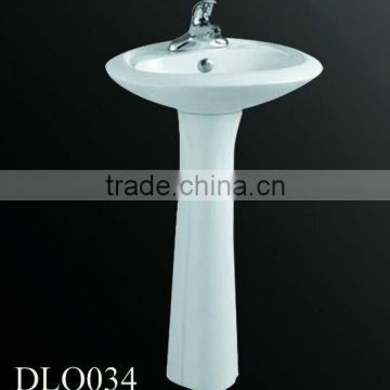 DLO034 Ceramic bathroom sink with CE approval