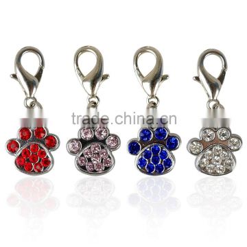Wholesale Paw Print Charms And Clasp With Pendant