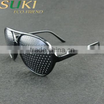 New Excellent Quality Pinhole Sunglasses Custom Logo Printed Lenses Party Sunglasses