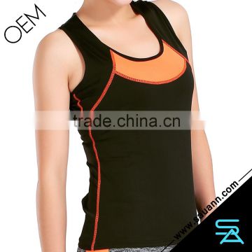 Customized Design Low MOQ Wholesale Ladies Yoga Sweater Fitness Tank
