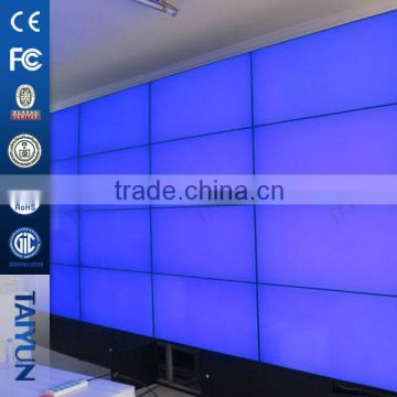 lcd video wall display with 5.3mm ultra narrow bezel LED backlight for advertising