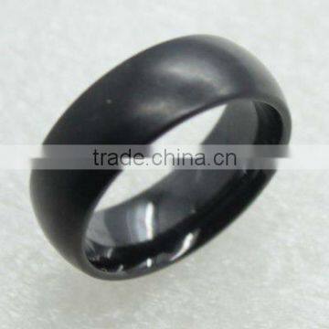 wholsale high quality black ceramic ring for men