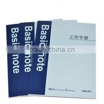 Plain design office use softcover notebook