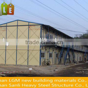 2013 guangzhou Simple low cost durable structure prefab house