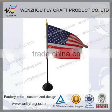 High quality professional desk kuwait table flag