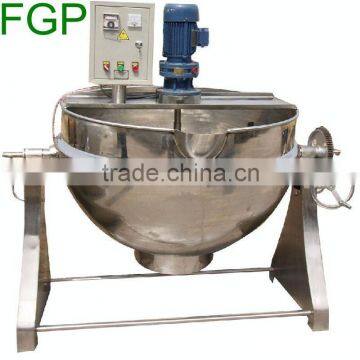 Stainless steel steam jacketed cooking kettle/gas sugar cooker boiler/electric jacketed