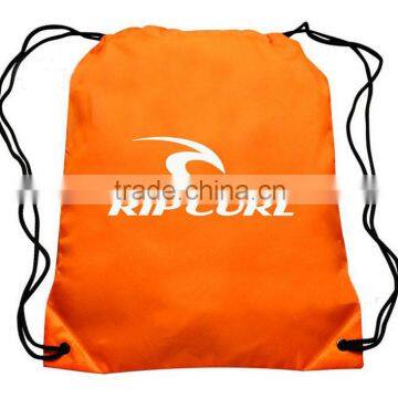 Factory directly sale 210D polyester camouflage color drawstring bag with low price