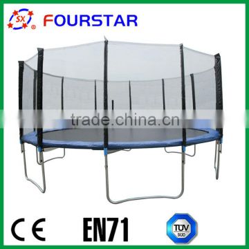 15ft hot sale folding home gym equipment trampoline with Enclosure SX-FT(E)15