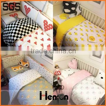 custom printed 3d baby bedding set