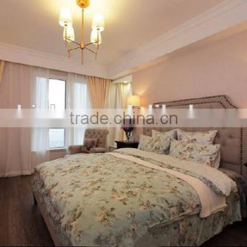 Home bedroom furniture/Hand carved wooden bedroom set/French style king size bedroom