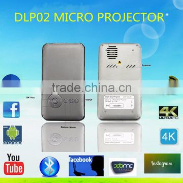 2016 DLP Home theater Projector digital projectors DLP02 1g 16g Smart mini Projector