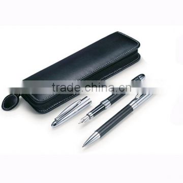 metal pen set,PU leather gift pen set