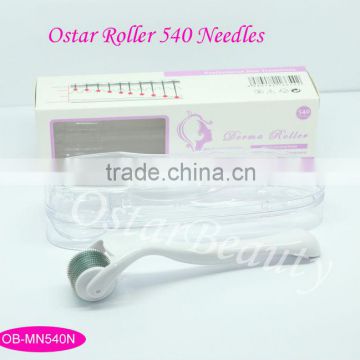 Professional 540 titanium needle roller skin dermaroller -OB-MN540N