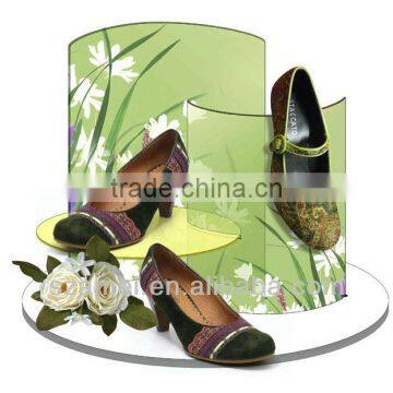 Plexiglass,PMMA ,Acrylic,Resin cloth shoe display
