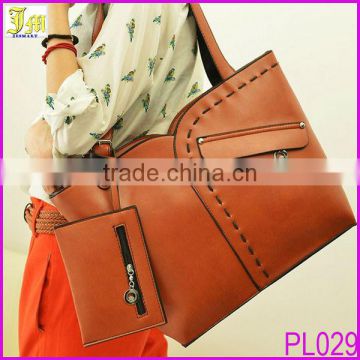 Classic Mature Women's Leather Handbag Purse Manufacture In China