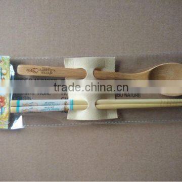 Bamboo spoon set kitchen utensils and chopsticks