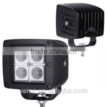 4*3W led tractor work light with flood beam