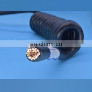 High elasticity cnc spiral cable trailer spiral cable spring cable