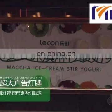 Popular thai fried ice cream machine,cold pan ice pan fry fried ice cream machine,instant ice cream rolls machine on sale
