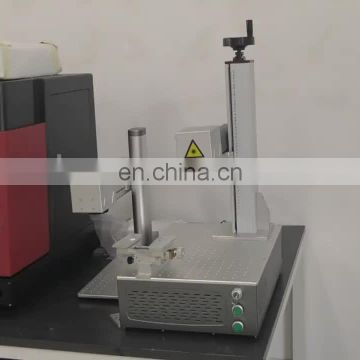 new style hot sales with CE certification optical type 20w fiber laser marking machine for plastic