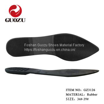 soft rubber sole lady point toe sole