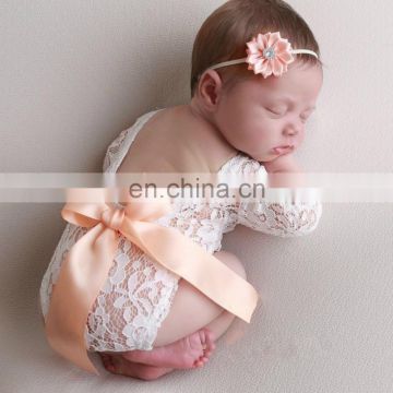 The Latest new born children's photography lace two-piece baby photo clothing baby 100 days clothing