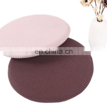 2019 trending products custom room office and car seat chair pad brown multi functional round cushion with hidden zipper
