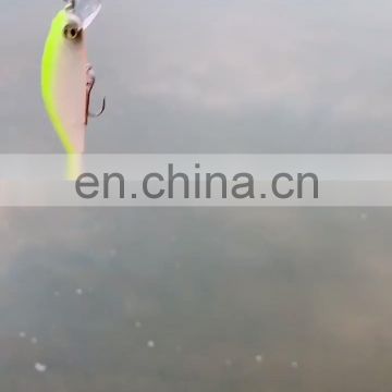 Hampool Topwater Jigging Plastic Metal Squid Colors Fishing Bait Lure