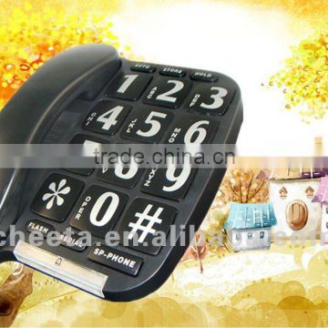 Handsfree big button telephone for elderly