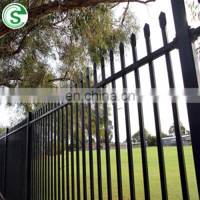 Hot galvanized steel tube garden wrought iron fence