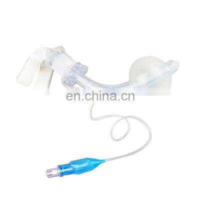 2022 best-selling transparent clinic tracheostomy tubes with/without cuff
