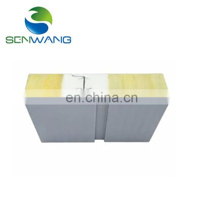 OEM Fiber Glass Steel Structure Buildings Glass Corrugated Wool Sandwich Panel for Warehouse