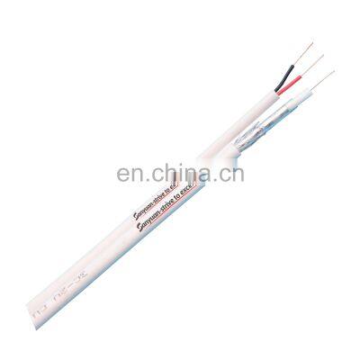 cca copper RG59 2dc Coaxial Cable Rg59 Coaxial Cable Coaxial CCS 18 AWG Black 1000ft