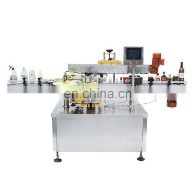 Good automatic flat labeling machine for beer bottle auto labeling machine for pet bottle cups