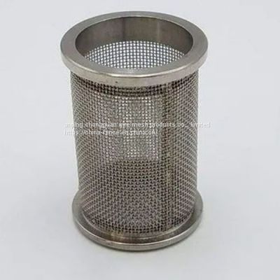 stainless steel 304 316 pleated mesh filter