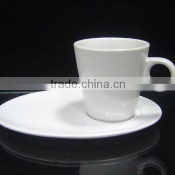 porcelain coffee cup and saucer