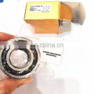 P4 precision 7004CTYNDBL Bearing angular contact ball bearing 7004CTYNDBL