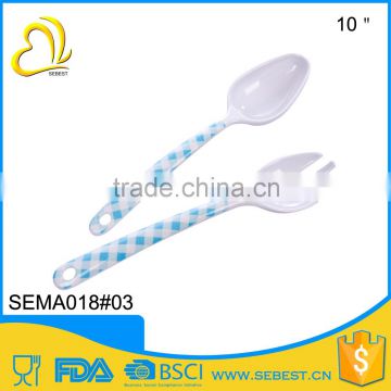 wholesale melamine flatware mini dessert plastic spoon and fork
