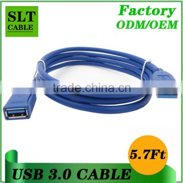 Shenlantuo USB 3.0 Extension Cable A Male to A Female 1.8m USB Data Cable for Data Sync and Charging