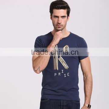 sports men's T-shirt dark blue Olympic man shirts football tshirts soccer men tops and tees
