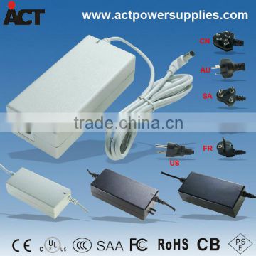 SAA CE approved Desktop LED driver 12V 5A 60W power adapter ACT-120050