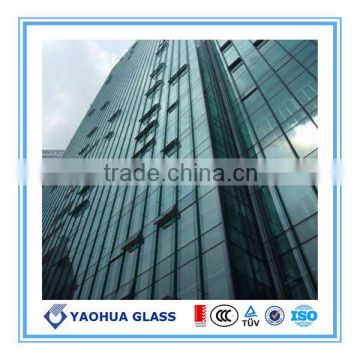 4-12mm Safety glass_ bronze low-e insulated glass