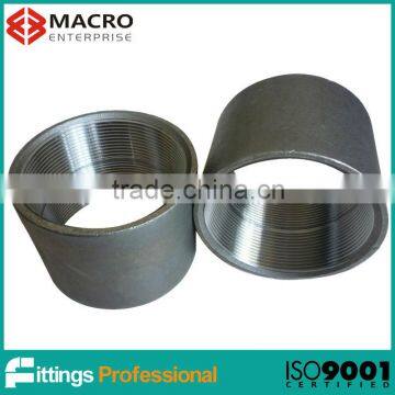 black seamless steel socket with groove