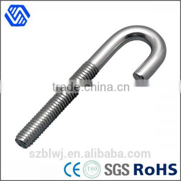 carbon steel zinc plated hook bolt high strength anchor hilti j bolt